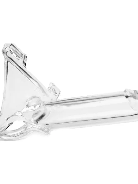 Zoro Knight 6in Hollow Shaft Clear Strap On