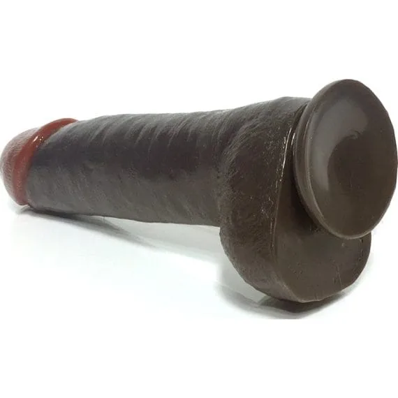 Dildo Black Balled 12in