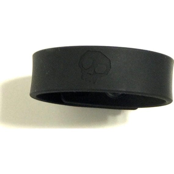 Boneyard Silicone Cock Strap - 3 Snap Ring - Black