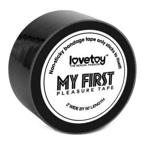 My First Non-Sticky Bondage Tape Black 120038 1 My First Non-Sticky Bondage Tape Black