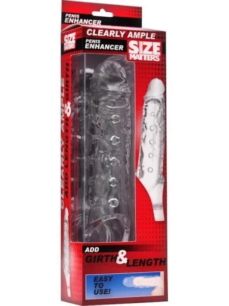 Clearly Ample Penis Enhancer Sheath