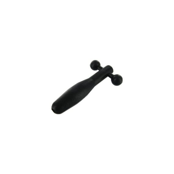 Silicone Cum-Thru Barbell Penis Plug Silicone Cum-Thru Barbell Penis Plug