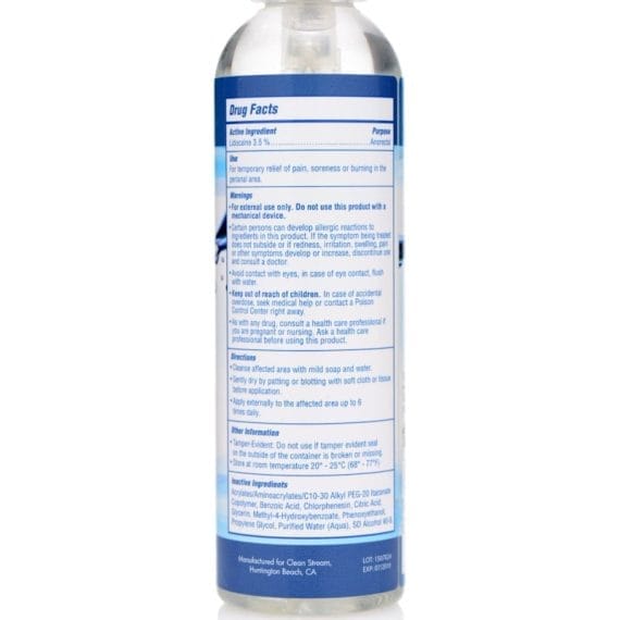 Relax Anal Lube 4.4Oz/130Ml Desensitizing Spray Gel Relax Anal Lube 4.4oz/130ml Desensitizing Spray Gel