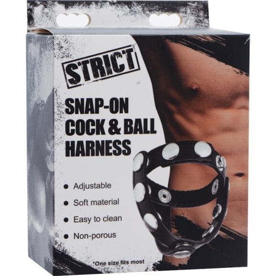 Snap-On Cock And Ball Harness