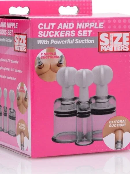 Clit And Nipple Suckers Set