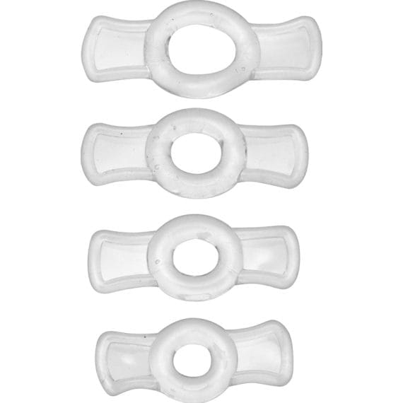 Endurance Clear 4 Ring Penis Set Endurance Clear 4 Ring Penis Set