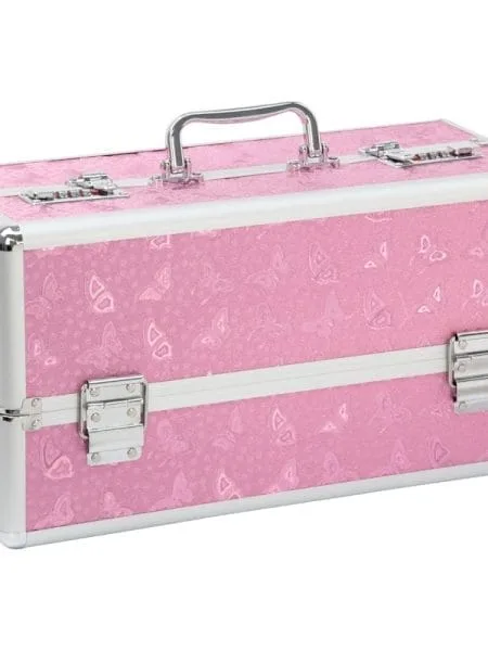 Lockable Large Vibrator Case Pink