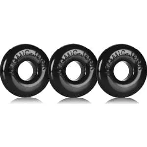 Ringer Cockring 3 Pc Black 144937 1 Ringer Cockring 3 Pc Black