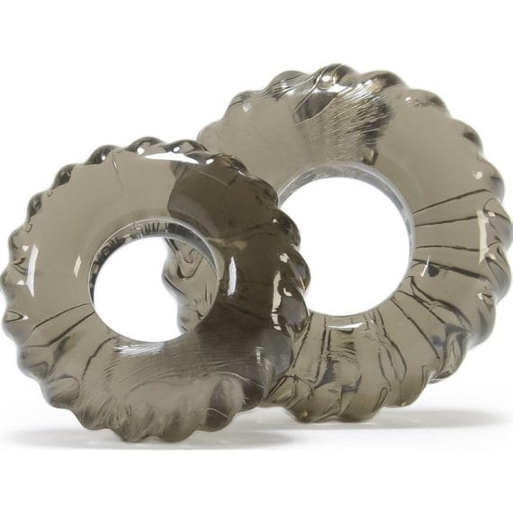 Truckt 2 Pc Cockring Set Clear Truckt 2 Pc Cockring Set Clear