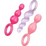Satisfyer Plugs Booty Call 3 Pc Colour