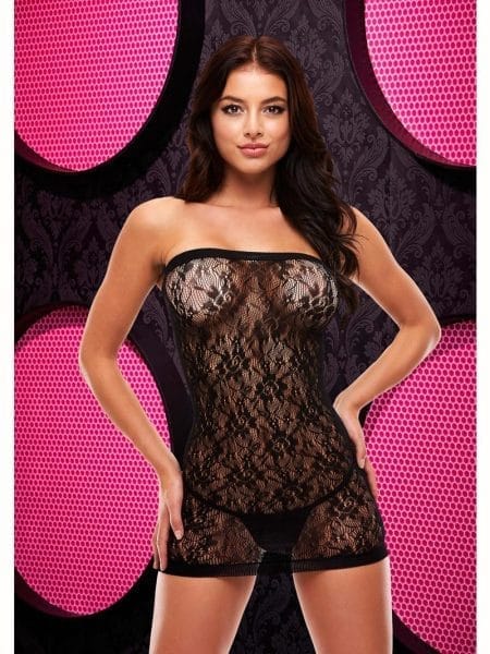 Lace Mini Dress Cleo Blk