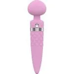 Pillow Talk Sultry Dual Ended Warming Massager Pink