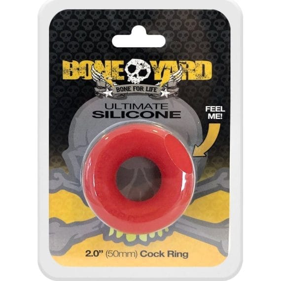 Ultimate Silicone Cock Ring Red Ultimate Silicone Cock Ring Red