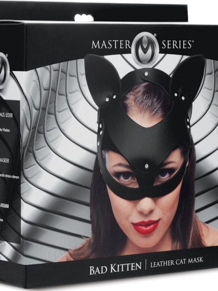 Bad Kitten Leather Cat Mask
