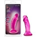 B Yours Sweet N Small Dildo with Suction Cup 4in Pink