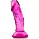 B Yours Sweet N Small Dildo with Suction Cup 4in Pink