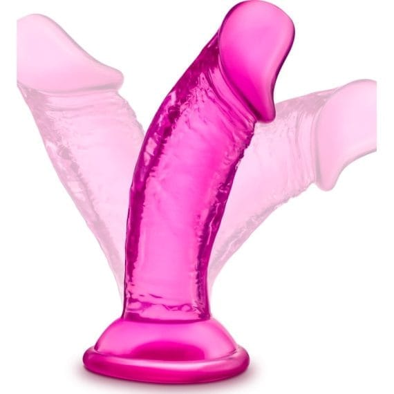B Yours Sweet N Small Dildo With Suction Cup 4In Pink B Yours Sweet N Small Dildo with Suction Cup 4in Pink
