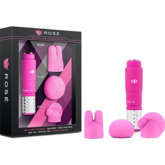 Rose Revitalize Massage Kit Pink