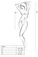 Dress Translucent Mesh White BS033