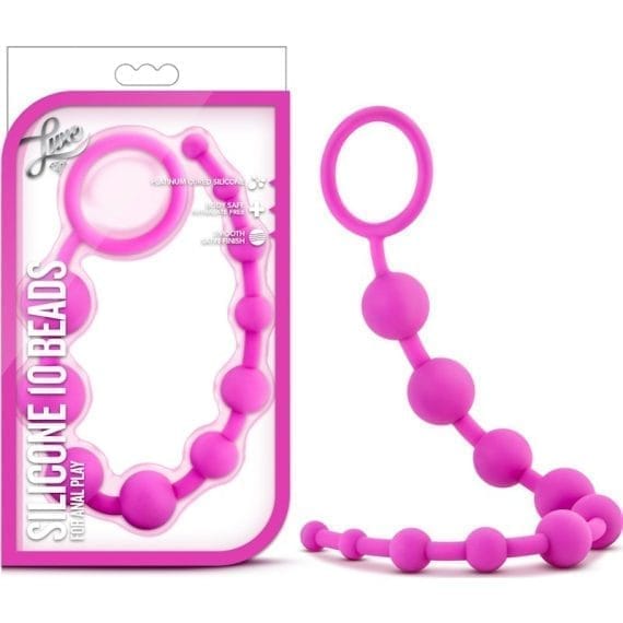 Luxe Silicone 10 Beads Pink