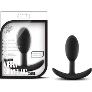 Luxe Wearable Vibra Slim Plug Small Black 158038 1 Luxe Wearable Vibra Slim Plug Small Black