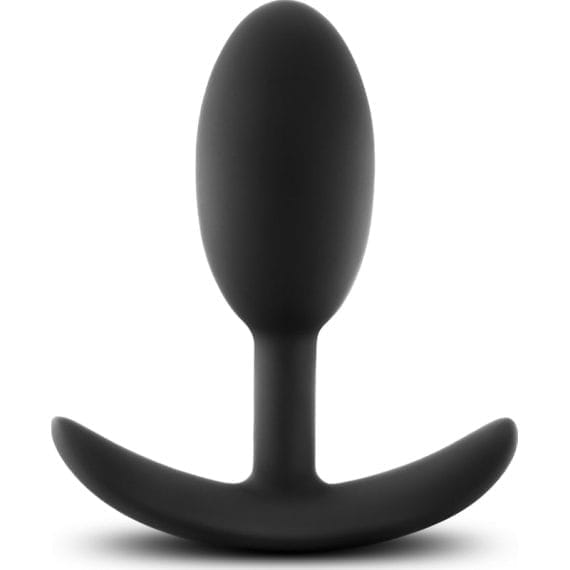 Luxe Wearable Vibra Slim Plug Medium Black Luxe Wearable Vibra Slim Plug Medium Black