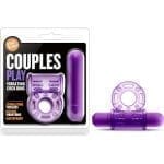 Play With Me Couples Play Vibrating Cock Ring Purple