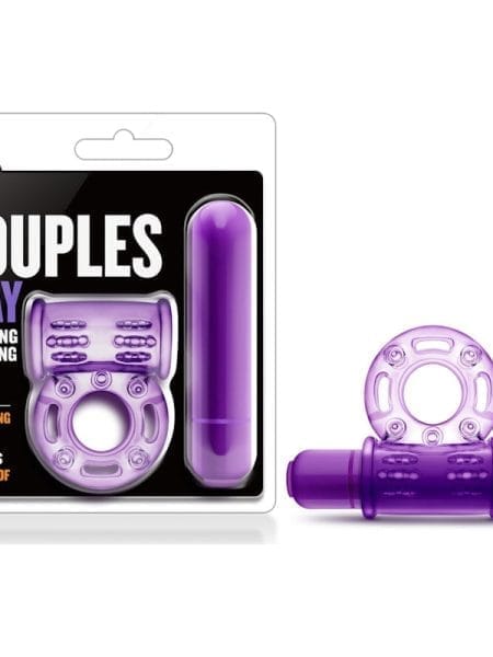 Play With Me Couples Play Vibrating Cock Ring Purple