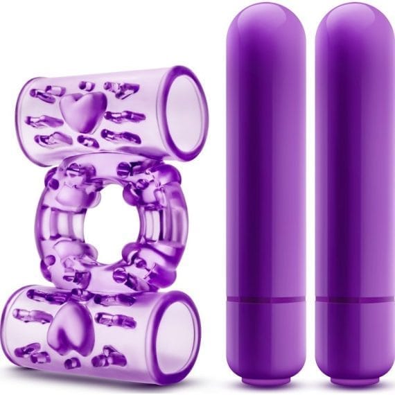 Play With Me Double Play Dual Vibrating Cock Ring Purple Play With Me Double Play Dual Vibrating Cock Ring Purple