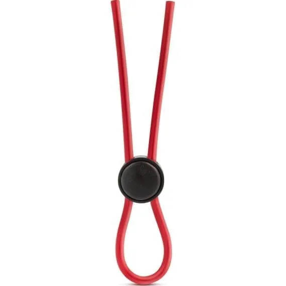 Stay Hard Silicone Loop Cock Ring Red