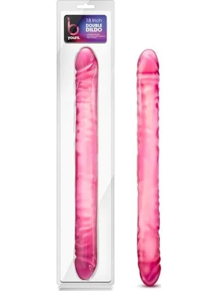 B Yours Double Dildo Pink 18in