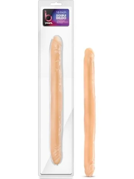 B Yours Double Dildo Beige 16in