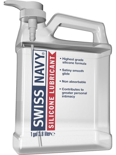 Swiss Navy Silicone Lubricant 1gal/3.8L