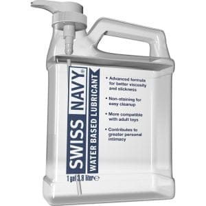 Swiss Navy Water Based Lubricant 1Gal/3.8L 159546 1 Swiss Navy Water Based Lubricant 1gal/3.8L