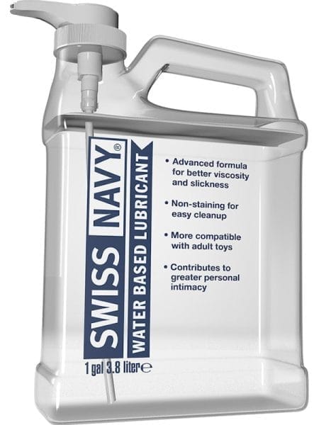 Swiss Navy Water Based Lubricant 1gal/3.8L