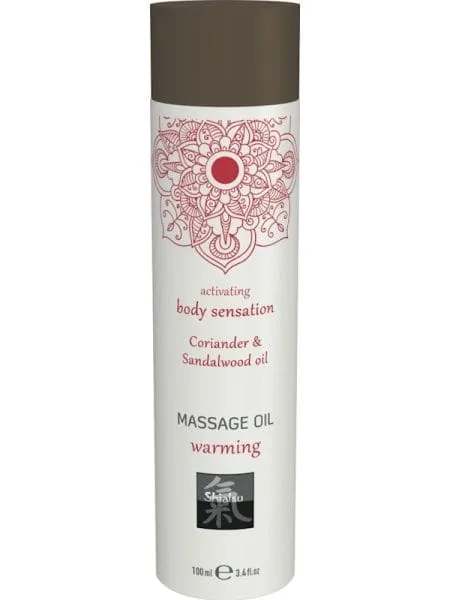 Shiatsu Massage Oil Warming Coriander And Sandalwood Oil 100ml