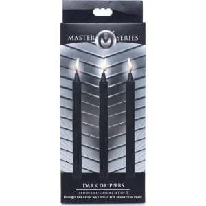Fetish Drip Candles 3 Pk Black 160142 1 Fetish Drip Candles 3 Pk Black