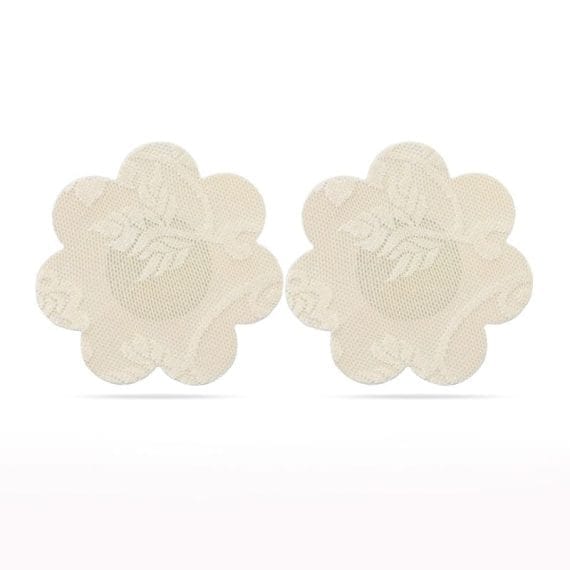 Lace Heart And Flower Nipple Pasties Twin Pk Lace Heart and Flower Nipple Pasties Twin Pk
