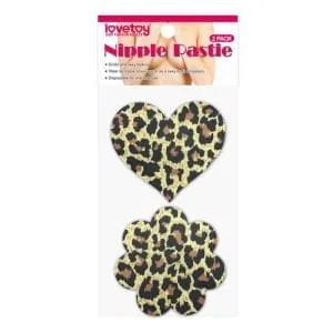 Leopard Sexy Nipple Pasties Twin Pk 160966 1 Leopard Sexy Nipple Pasties Twin Pk