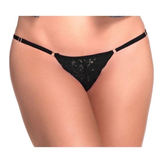 Lace Keyhole Pantie Black Lace Keyhole Pantie Black