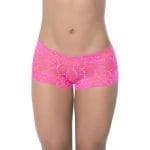 Lace Boyshort Hot Pink