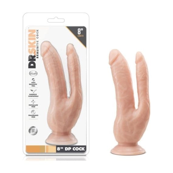 Dr Skin DP Cock 8in