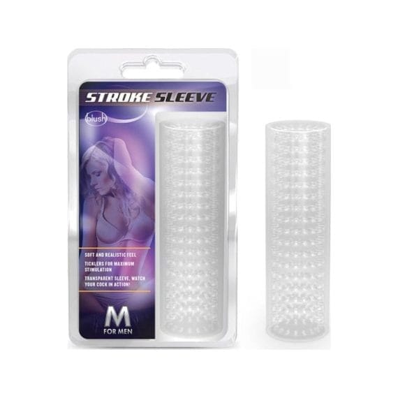 M For Men Stroke Sleeve Clear