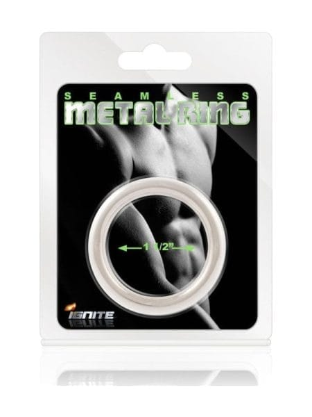 Seamless Metal Cock Ring 38mm