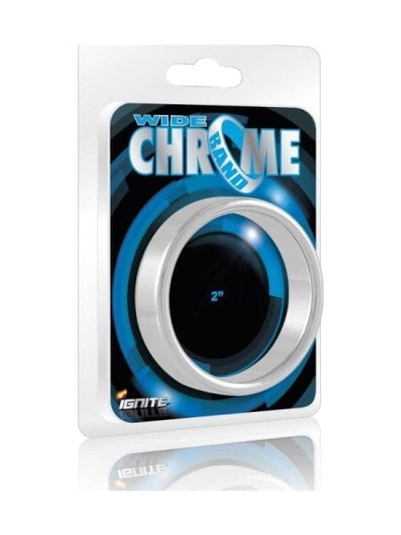 Wide Band Chrome Cock Ring 51mm