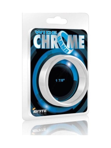 Wide Band Chrome Cock Ring 48mm