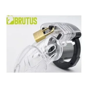 Brutus Alpha Chastity Cage Clear 161963 1 Brutus Alpha Chastity Cage Clear