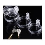 Brutus Shark Chastity Cage Clear