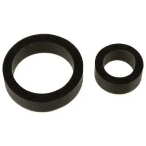 Silicone Cock Rings Double Pk Black 162026 1 Silicone Cock Rings Double Pk Black
