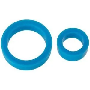 Silicone Cock Rings Double Pk Blue 162027 1 Silicone Cock Rings Double Pk Blue